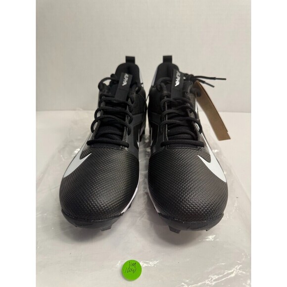 .10041 Nike Men's Alpha Menace 4 Shark Football Black/White US-11 MENS - Picture 2 of 5